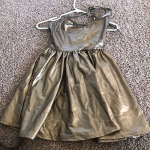 American apparel skater dress gold size small